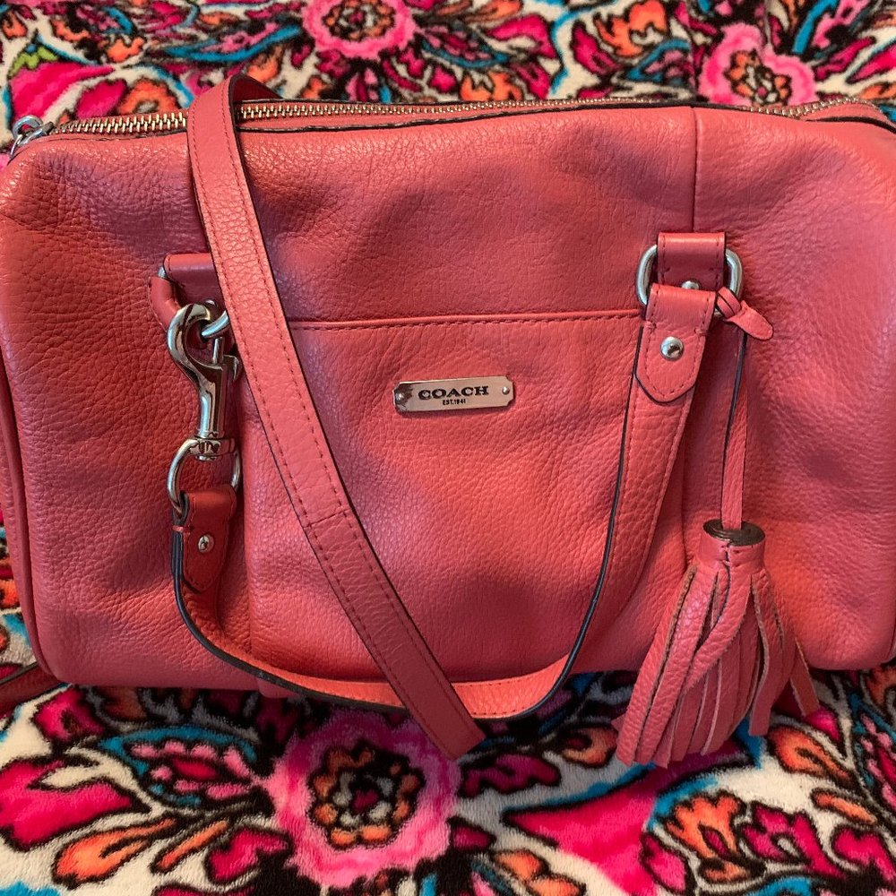 Coach Orange Handbag